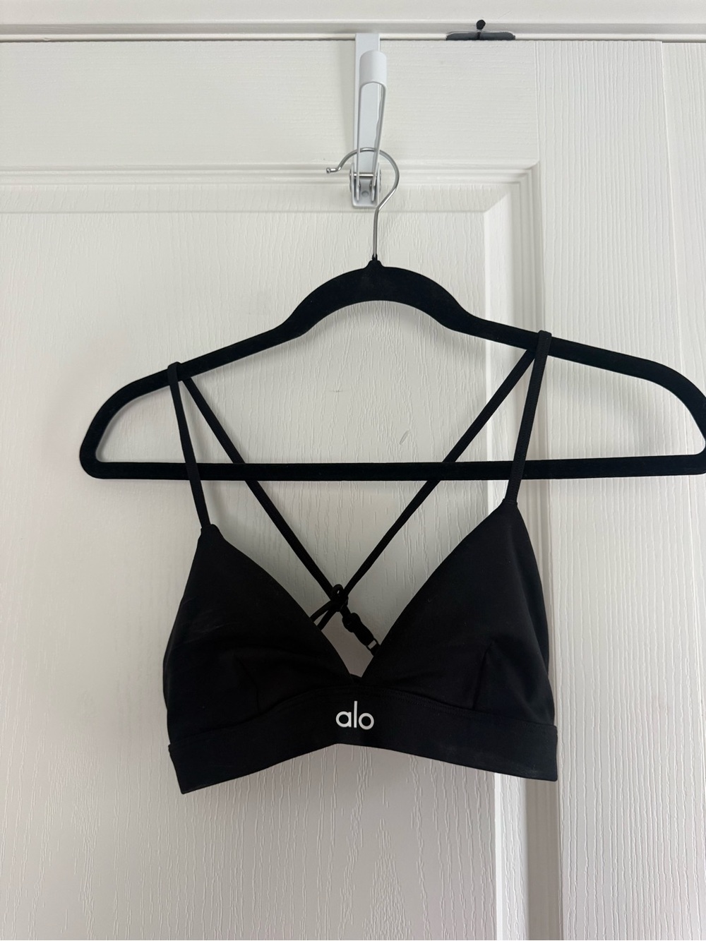 ALO Yoga Black Strappy Bralette